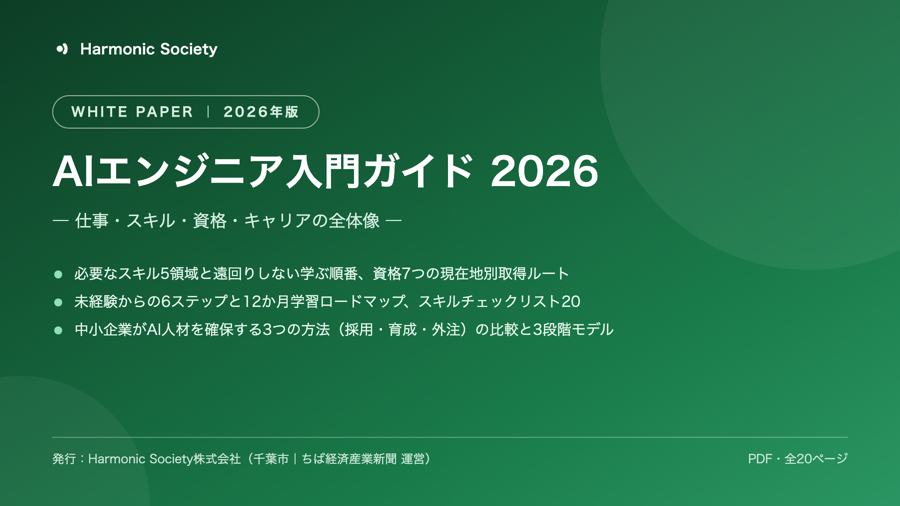 AIエンジニア入門ガイド 2026 表紙