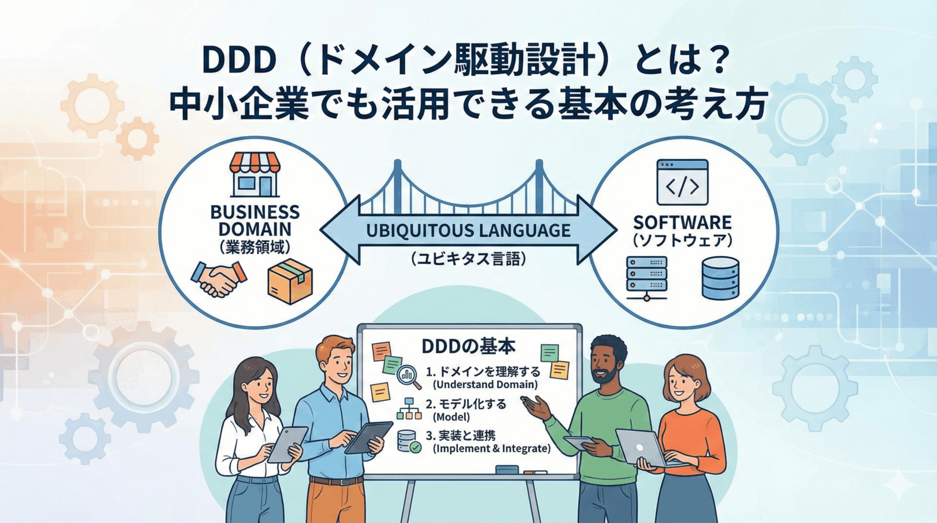DDD（ドメイン駆動設計）とは？中小企業でも活用できる基本の考え方