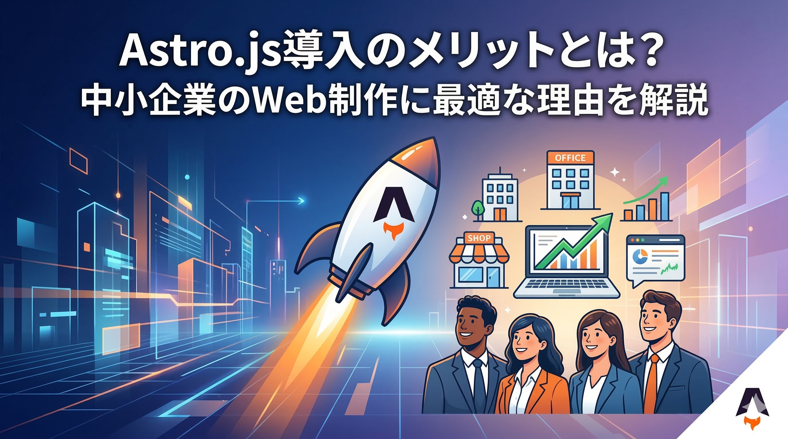 Astro.js導入のメリットとは？中小企業のWeb制作に最適な理由を解説