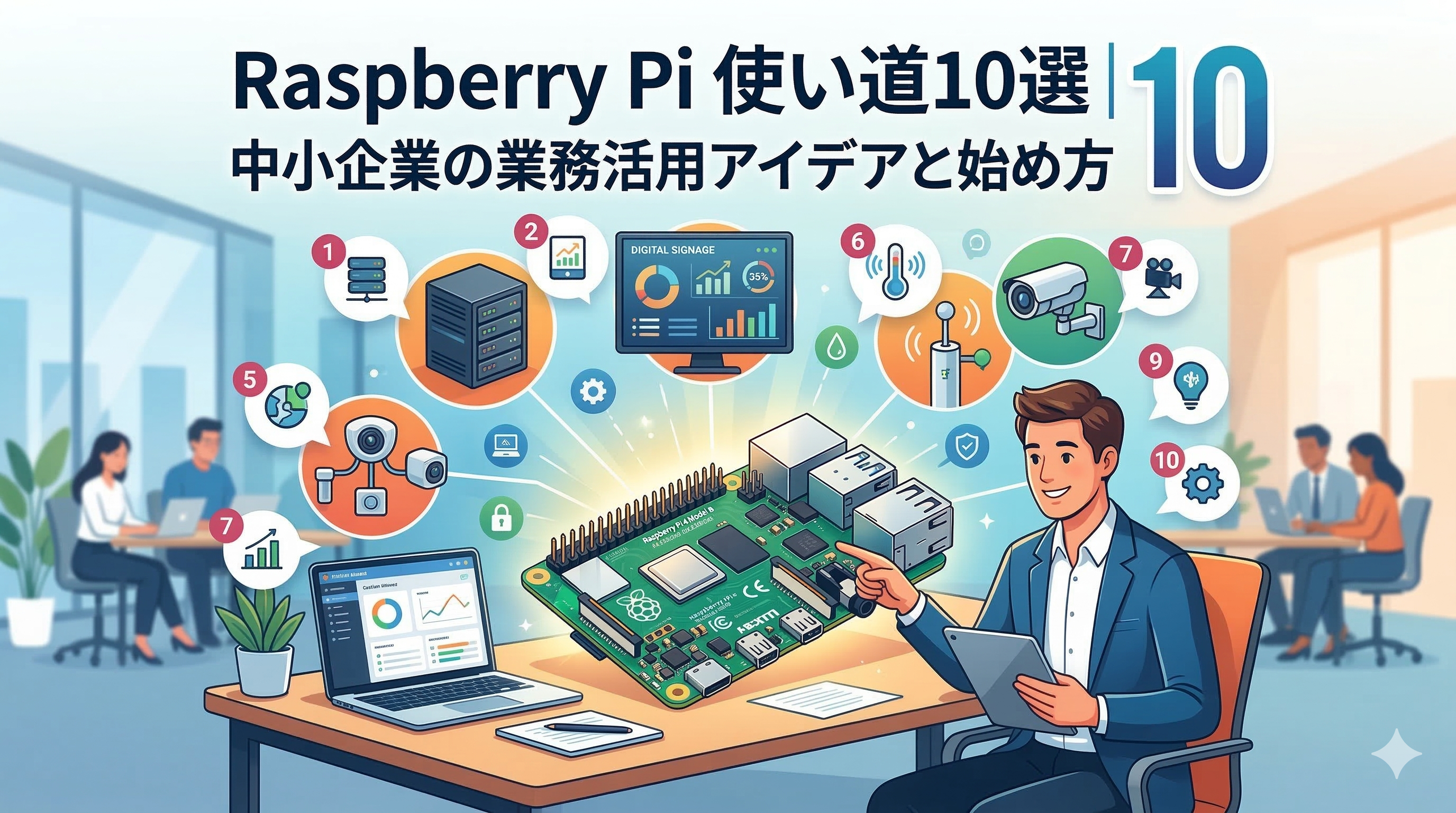 Raspberry Piの使い道10選｜中小企業の業務活用アイデアと始め方
