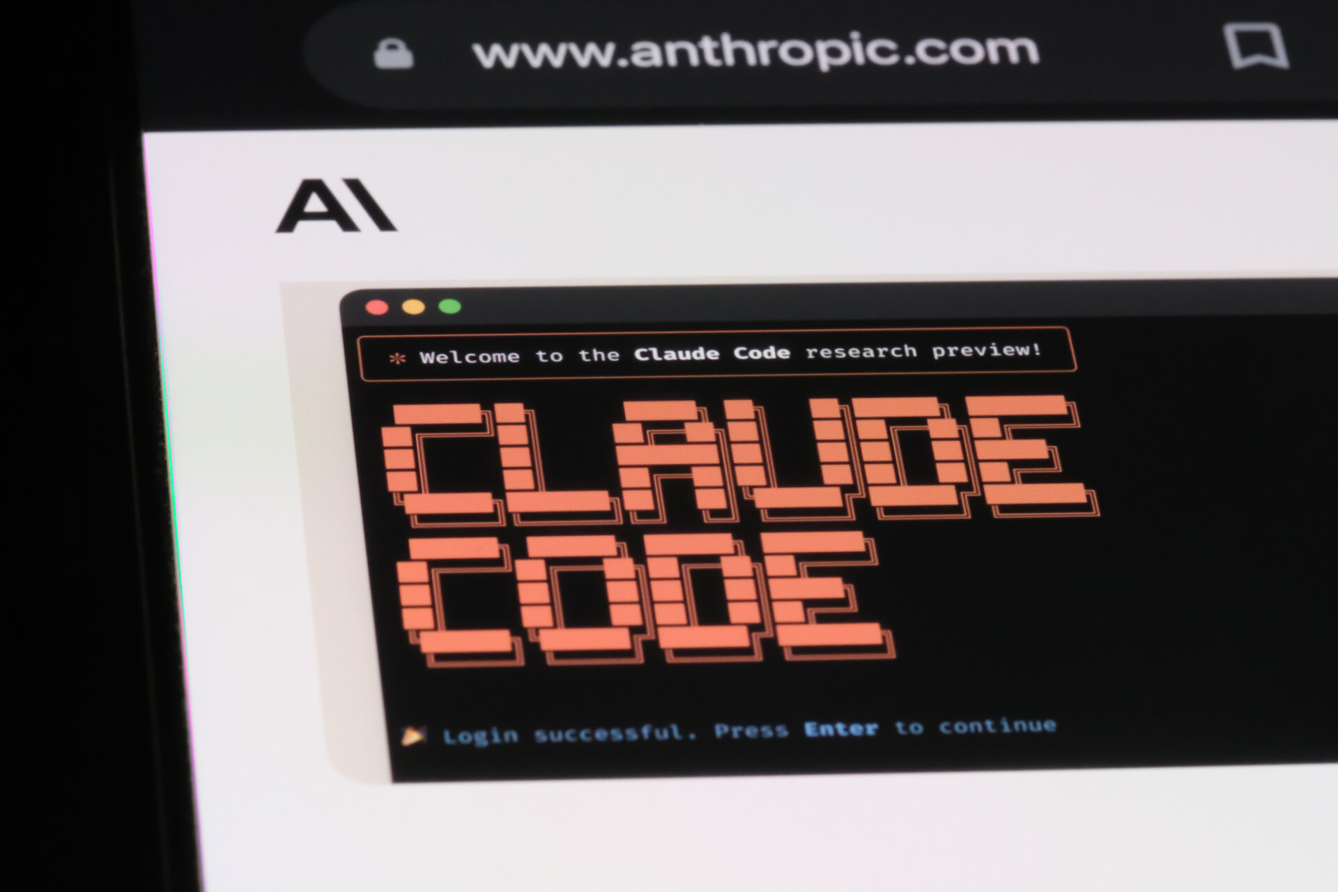 Shanghai,China-Feb.25th 2025: Claude Code tool logo on website